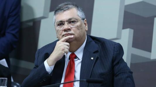 O ministro da Justiça e Segurança Pública Flávio Dino ironizou declaração dada pelo senador Jorge Seif (PL-SC)