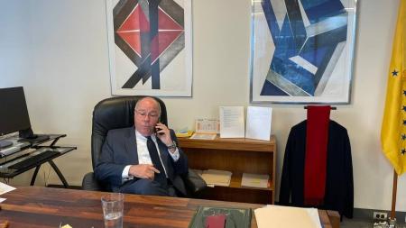 O ministro das Relações Exteriores, Mauro Vieira, conversou por telefone nesta sexta-feira (13) com o chanceler de Israel