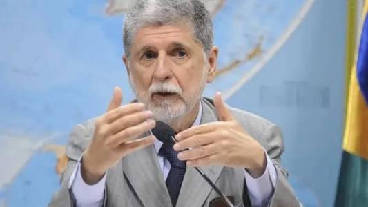 O ministro de Relações Exteriores, Celso Amorim