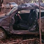 Motorista bate em árvore, fica preso às ferragens e morre na MGC-496