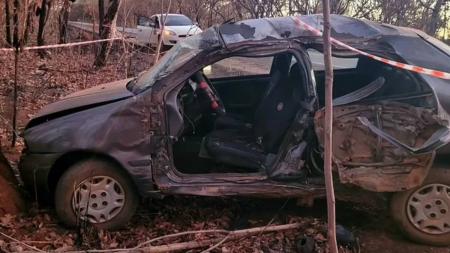 O motorista estava sozinho no veículo