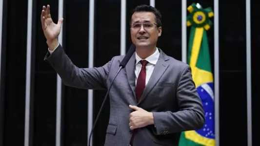 O parlamentar cassado Deltan Dallagnol, do Podemos do Paraná