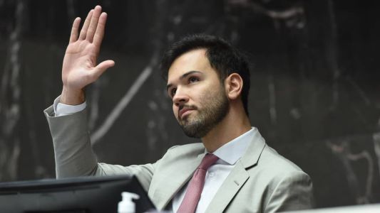 O presidente da Assembleia de Minas, Tadeu Martins Leite, do MDB