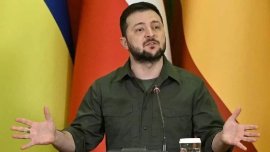 O presidente da Ucrânia, Volodmir Zelensky