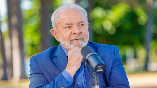 O presidente Lula, do PT