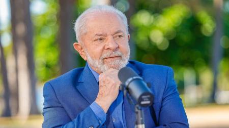 O presidente Lula, do PT