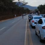 Após seis horas de interdição, BR-040 é totalmente liberada; trecho ainda apresenta lentidão