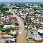 Rio Branco tem milhares de atingidos e decreta situação de emergência por causa das chuvas; veja imagens