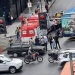 Batida entre ônibus e moto deixa dois feridos no Centro de Belo Horizonte  