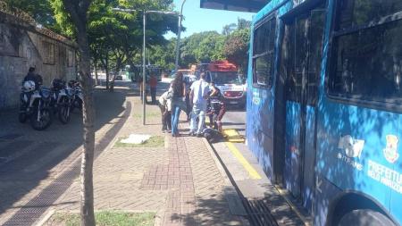 O Samu foi acionado para socorrer a vítima