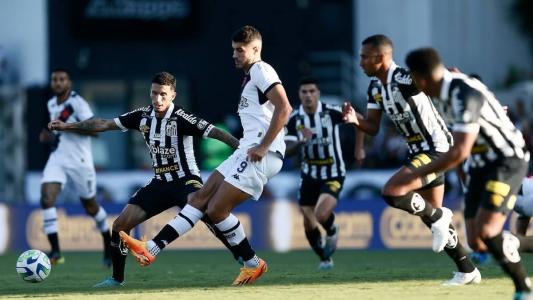 O Santos bateu o Vasco no primeiro turno, por 1 a 0, em São Januário