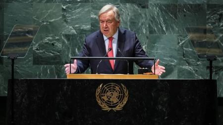O secretário-geral da ONU, António Guterres, cobrou a libertação dos reféns na Faixa de Gaza