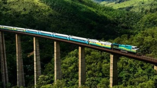 O serviço ferroviário é administrado pela mineradora Vale