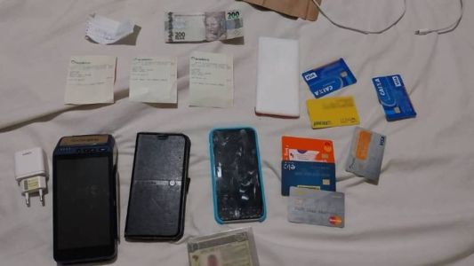 O suspeito foi interceptado no hotel onde estava hospedado