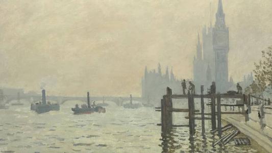 O Tâmisa Abaixo de Westminster, de Claude Monet