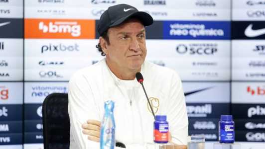 O técnico Cuca teve passagem de apenas dois jogos pelo Corinthians em 2023