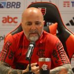 Sampaoli explica improvisações de David Luiz e Thiago Maia no Flamengo