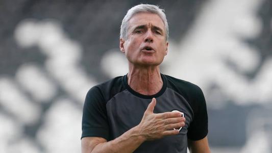 O técnico Luís Castro estará no comando do Botafogo nesta quinta-feira (29)