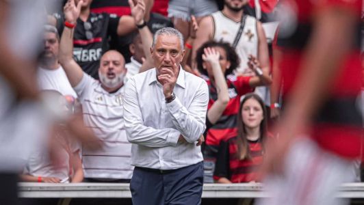 O técnico Tite está há pouco mais de um mês no comando do Flamengo