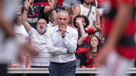 O técnico Tite está há pouco mais de um mês no comando do Flamengo