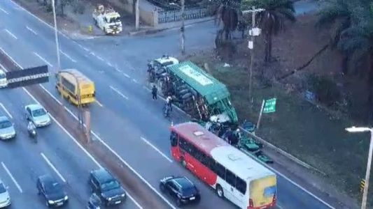 O trânsito ficou complicado no local