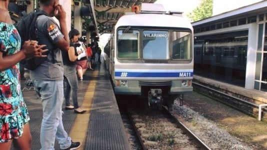 O trem foi retirado do sistema e a Manutenção da Companhia