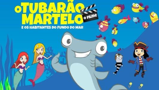 “O Tubarão Martelo E Os Habitantes do Fundo do Mar - o Filme” é um média metragem de animação infantil