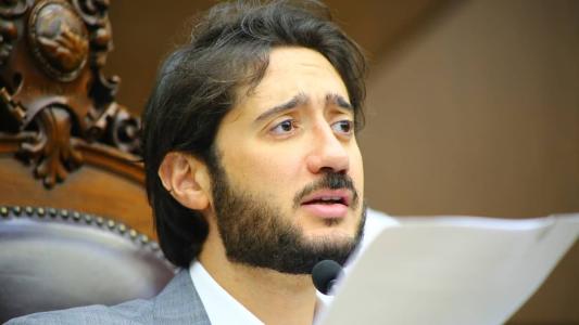 O vereador Gabriel Azevedo, presidente da Câmara de BH