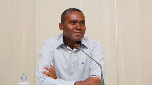 O vereador Marcos Crispim, do Podemos