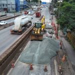 48 horas após abertura de cratera, trânsito segue interditado na Av. Cardeal Eugênio Pacelli