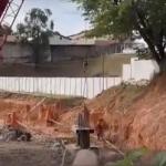 Obra parada de reservatório em Venda Nova, em BH, preocupa moradores por risco de abandono e insegurança