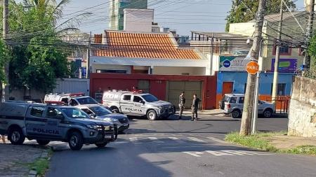 Ocorrência mobiliza vários policiais