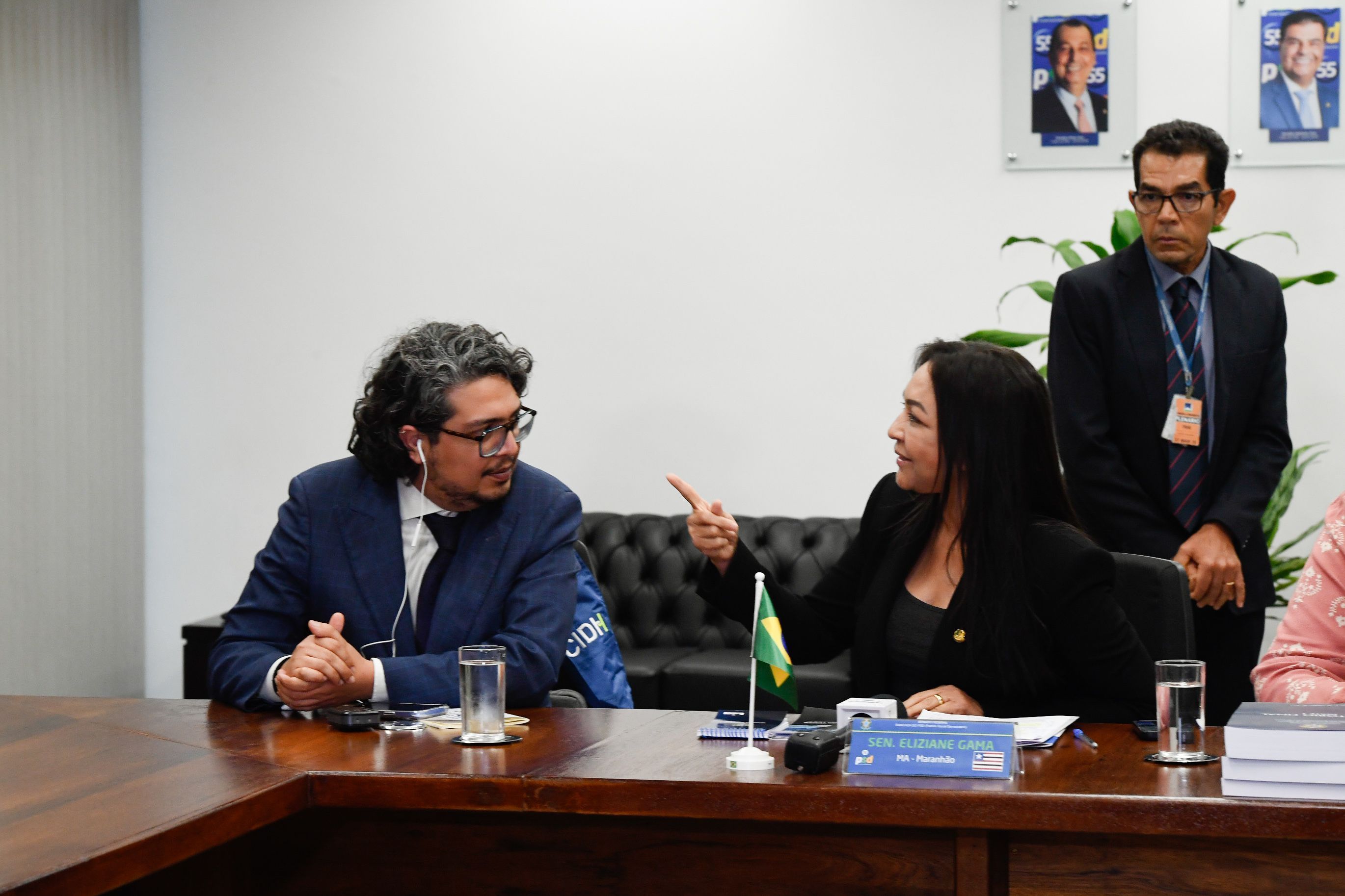 Representante da OEA debate liberdade de expressão com parlamentares da CPMI do 8 de Janeiro