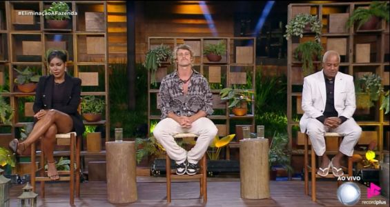 Carol, Matheus e Toninho na oitava Roça de A Fazenda 17