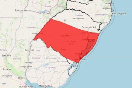 Rio Grande do Sul entra em alerta vermelho para fortes temporais até terça-feira | CNN Brasil