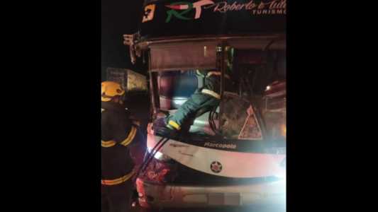 Ônibus trafegava na pista sentindo Bahia