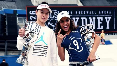 Onodera e Rayssa, os vencedores da etapa de Sydney da SLS