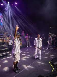 Ronaldinho durante show de Thiaguinho em Belo Horizonte
