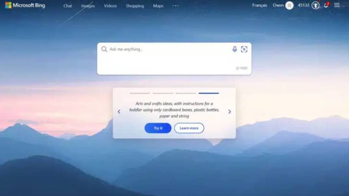 Robô conversador do Bing se queixa e de declara para usuário