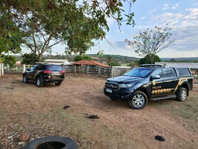 Mandado de busca e apreensão foi cumprido no distrito de Ermidinha, zona rural de Montes Claros, nesta quinta-feira (30)