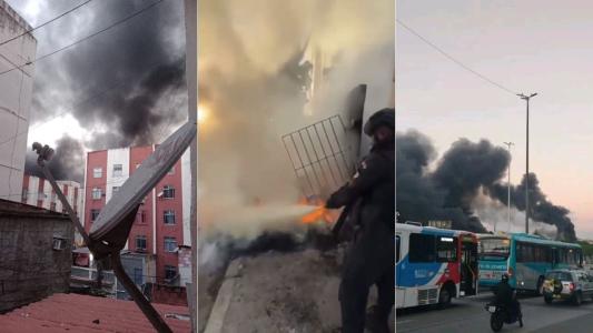 Operação Barricada Zero fecha Avenida Brasil após ataques e incêndio de barricadas no Rio de Janeiro
