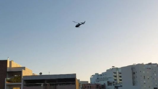 Operação contou com apoio de aeronave e diversas viaturas