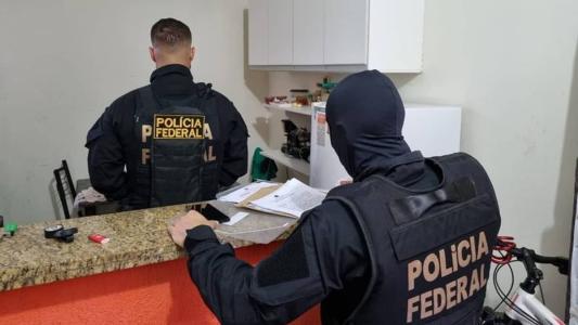 Operação da PF sobre o tráfico internacional de drogas.