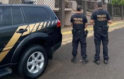 Fotos da ação da Polícia Federal durante a operação Dakovo, contra tráfico de armas