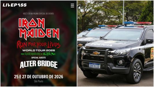 Operação Venda ingressos Iron Maiden