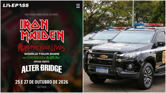Operação Venda ingressos Iron Maiden