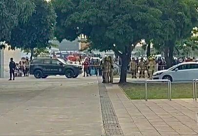 PM-DF interdita região próxima ao ministério do Desenvolvimento Social, em Brasília