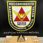 Três jovens são presos após operação policial contra o tráfico de drogas em Montes Claros