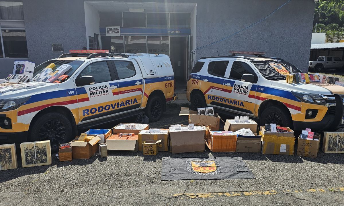 Operação Sentinela nas Estradas: PMR apreende cerca de R$ 2 milhões em mercadorias em Juiz de Fora