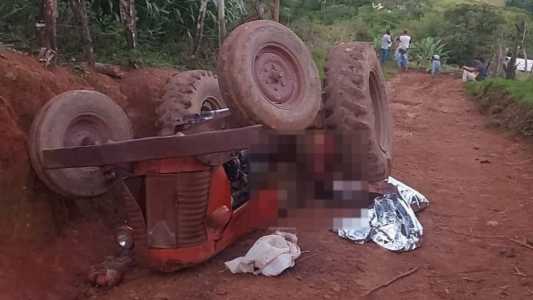 Operador estava sozinho e as causas do acidente são desconhecidas